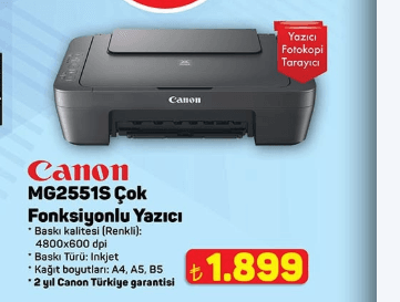 İnceleme: Canon MG2551S Alınır Mı ? Mutlaka Oku canon mg2551s fiyati