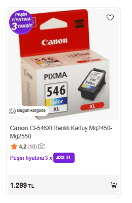 İnceleme: Canon MG2551S Alınır Mı ? Mutlaka Oku canon mg2551s kartus
