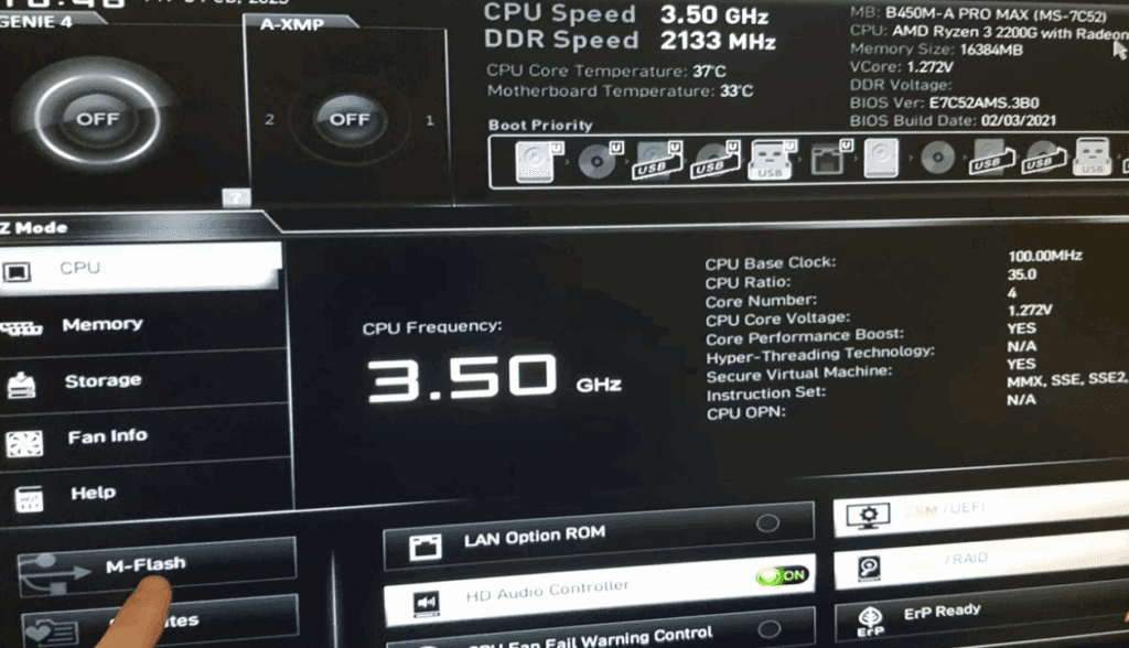 b450m a pro max bios menusu 1024x588